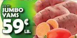 Bravo Supermarkets JUMBO YAMS offer