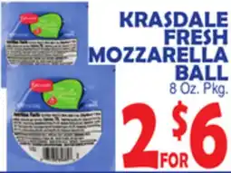 Bravo Supermarkets KRASDALE FRESH MOZZARELLA BALL offer