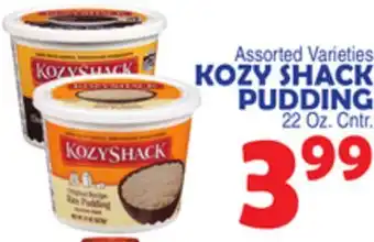 Bravo Supermarkets KOZY SHACK PUDDING offer