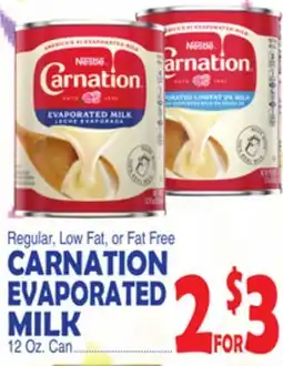 Bravo Supermarkets CARNATION EVAPORATED MILK offer