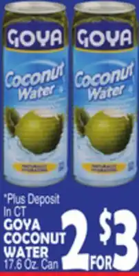 Bravo Supermarkets GOYA COCONUT WATER offer