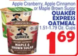 Bravo Supermarkets QUAKER EXPRESS OATMEAL offer