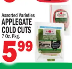 Bravo Supermarkets APPLEGATE COLD CUTS offer