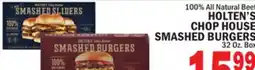 Bravo Supermarkets HOLTEN'S CHOP HOUSE CHOP HOUSE SMASHED BURGERS offer