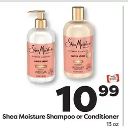Weis Markets Shea Moisture Shampoo or Conditioner offer