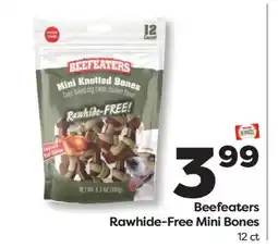 Weis Markets Beefeaters Rawhide-Free Mini Bones offer