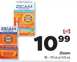 Weis Markets Zicam offer
