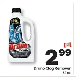 Weis Markets Drano Clog Remover offer