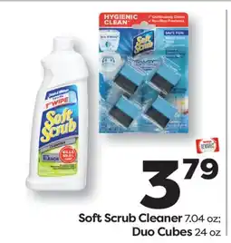 Weis Markets Soft Scrub Cleaner 7.04 oz Duo Cubes 24 oz offer