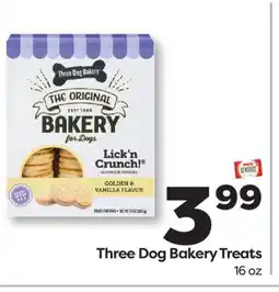 Weis Markets Three Dog Bakery Treats offer