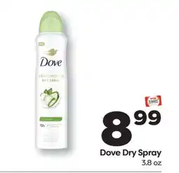 Weis Markets Dove Dry Spray offer