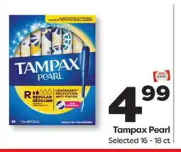 Weis Markets Tampax Pearl offer