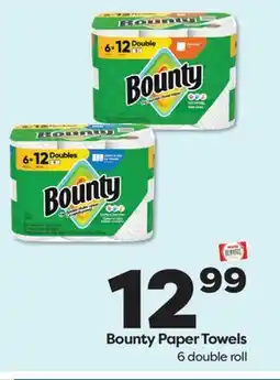 Weis Markets Bounty Paper Towels offer