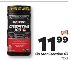 Weis Markets Six Star Creatine X3 offer
