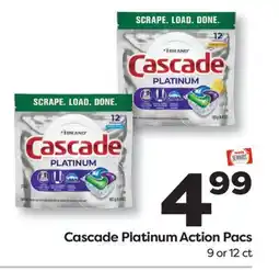 Weis Markets Cascade Platinum Action Pacs offer