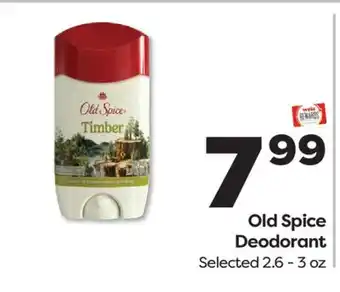 Weis Markets Old Spice Deodorant offer