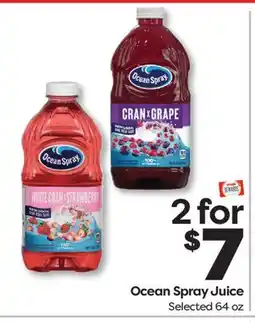 Weis Markets Ocean Spray Juice offer