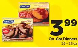 Weis Markets On-Cor Dinners offer