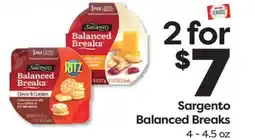 Weis Markets Sargento Balanced Breaks offer