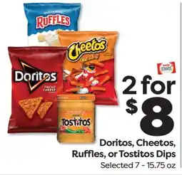 Weis Markets Doritos, Cheetos, Ruffles, or Tostitos Dips offer