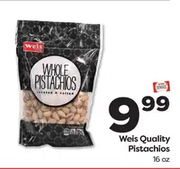 Weis Markets Weis Quality Pistachios offer