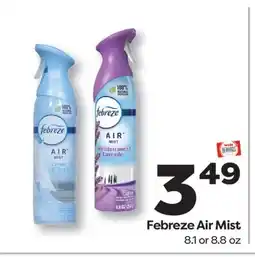 Weis Markets Febreze Air Mist offer