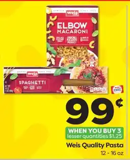 Weis Markets Weis Quality Pasta offer