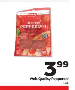 Weis Markets Weis Quality Pepperoni offer