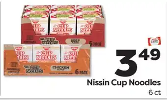 Weis Markets Nissin Cup Noodles offer