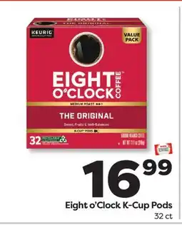Weis Markets Eight o'Clock K-Cup Pods offer