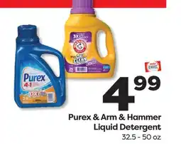 Weis Markets Purex & Arm & Hammer Liquid Detergent offer