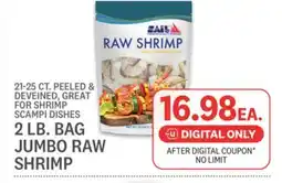Kings Food Markets 2 LB. BAG JUMBO RAW SHRIMP offer