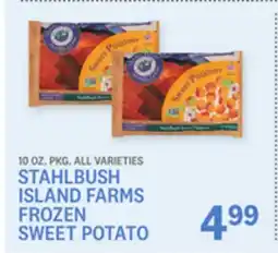 Kings Food Markets STAHLBUSH ISLAND FARMS FROZEN SWEET POTATO offer