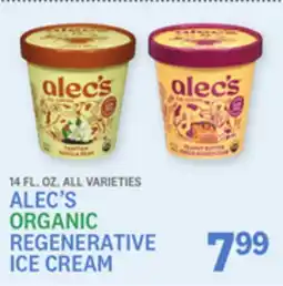 Kings Food Markets ALEC'S ORGANIC REGENERATIVE ICE CREAM offer