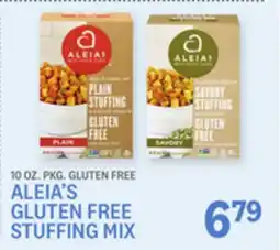 Kings Food Markets ALEIA'S GLUTEN FREE STUFFING MIX offer