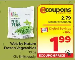 Weis Markets Weis by Nature Frozen Vegetables offer