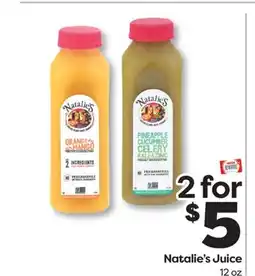 Weis Markets Natalie's Juice offer