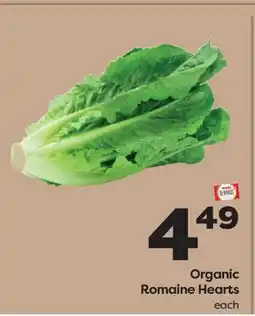 Weis Markets Organic Romaine Hearts offer