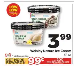 Weis Markets Weis by Nature Ice Cream offer