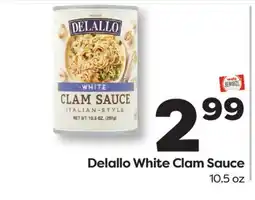Weis Markets Delallo White Clam Sauce offer