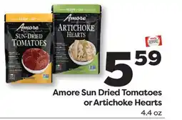 Weis Markets Amore Sun Dried Tomatoes or Artichoke Hearts offer