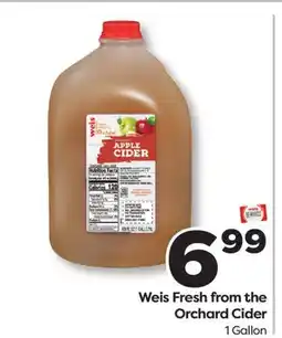 Weis Markets Weis Fresh from the Orchard Cider offer