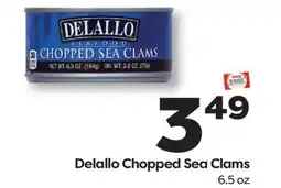 Weis Markets Delallo Chopped Sea Clams offer