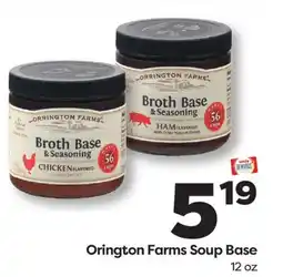 Weis Markets Orington Farms Soup Base offer