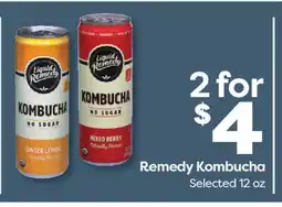 Weis Markets Remedy Kombucha offer