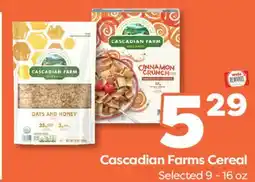 Weis Markets Cascadian Farms Cereal offer