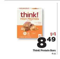 Weis Markets Think! Protein Bars offer