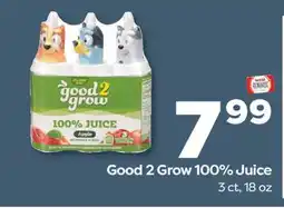 Weis Markets Good 2 Grow 100% Juice offer