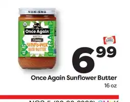 Weis Markets Once Again Sunflower Butter offer