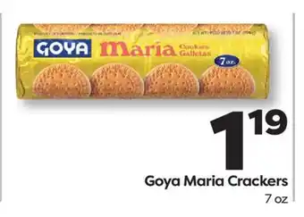 Weis Markets Goya Maria Crackers offer